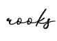 单词rooks书写