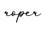 单词roper书写