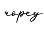 单词ropey书写