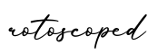 单词rotoscoped书写