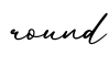 单词round书写