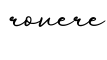 单词rovere书写