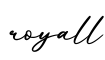 单词royall书写