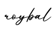 单词roybal书写