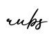 单词rubs书写