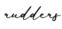 单词rudders书写