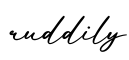 单词ruddily书写