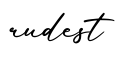 单词rudest书写