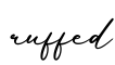 单词ruffed书写