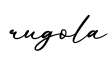 单词rugola书写