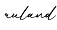 单词ruland书写