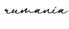 单词rumania书写