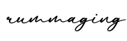 单词rummaging书写