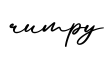 单词rumpy书写