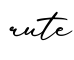 单词rute书写