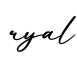 单词ryal书写