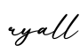 单词ryall书写