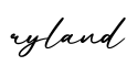 单词ryland书写
