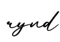 单词rynd书写