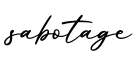 单词sabotage书写