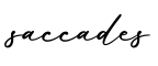 单词saccades书写