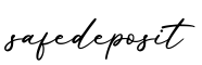 单词safedeposit书写
