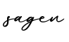 单词sagen书写