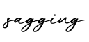单词sagging书写
