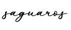 单词saguaros书写
