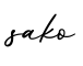 单词sako书写