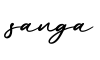 单词sanga书写