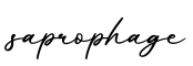 单词saprophage书写