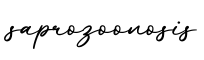 单词saprozoonosis书写