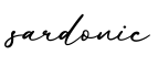 单词sardonic书写
