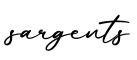 单词sargents书写