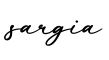 单词sargia书写