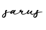 单词sarus书写