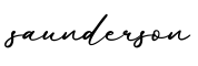 单词saunderson书写