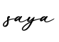 单词saya书写