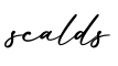 单词scalds书写