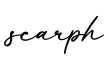 单词scarph书写