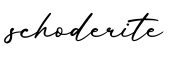 单词schoderite书写