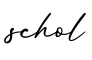 单词schol书写