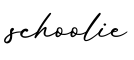 单词schoolie书写