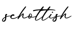 单词schottish书写