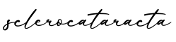 单词sclerocataracta书写