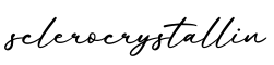 单词sclerocrystallin书写