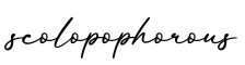 单词scolopophorous书写