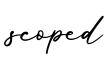 单词scoped书写