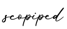 单词scopiped书写